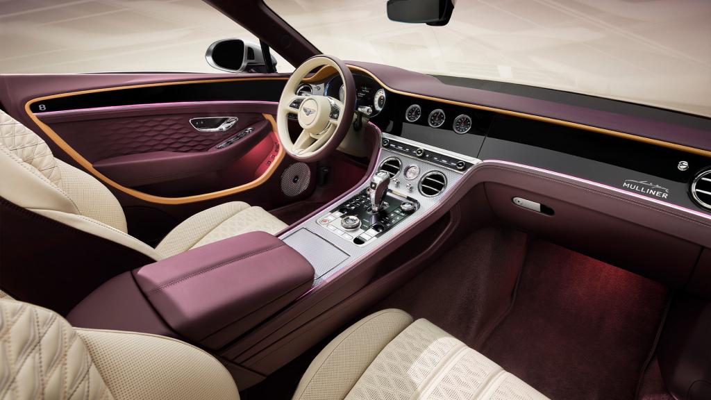 Continental GTC Mulliner 인테리어